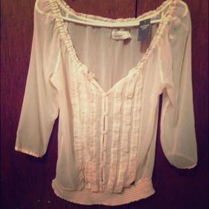 Abercrombie sheer top