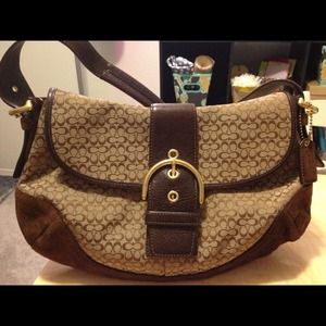 Coach brown handbag