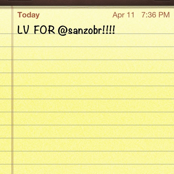 Lv for @sanzobr