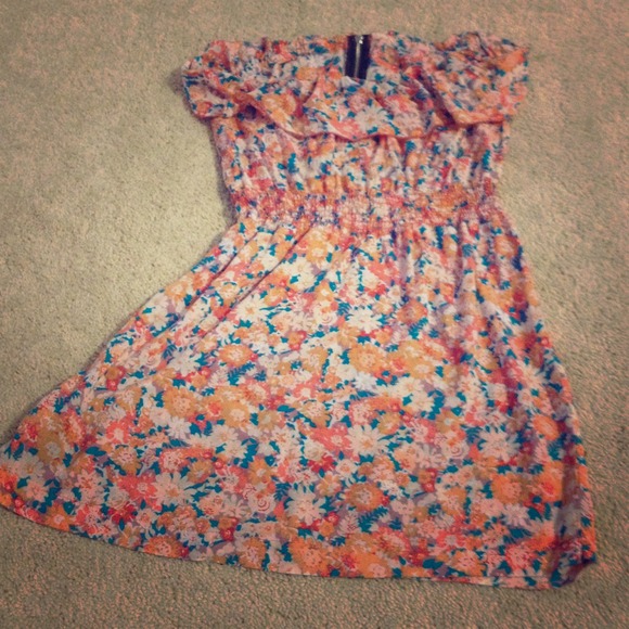 Floral spring dress