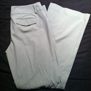 ❌❌SOLD❌❌Express Editor Grey Pin Striped Dress