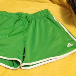 Green Adidas Fitness shorts