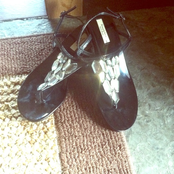 Simply Vera sandals black size 8
