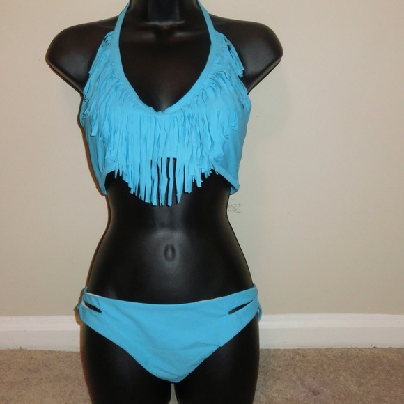 Sky blue swimsuit
