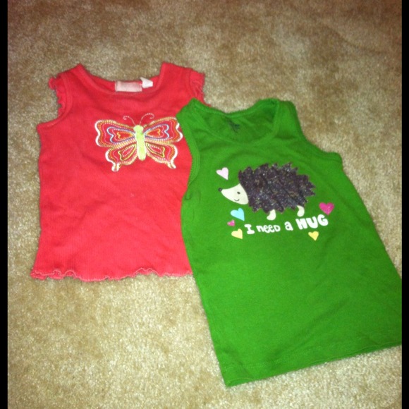 2 little girls 3T tops