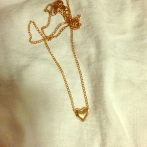 Gold heart necklace