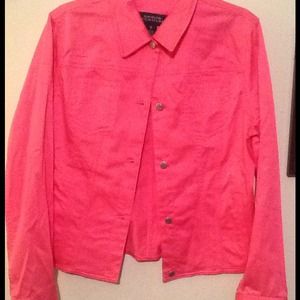 Pretty In Pink.. Great for Spring.. Jacket..