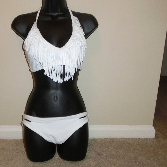 White swimsuit