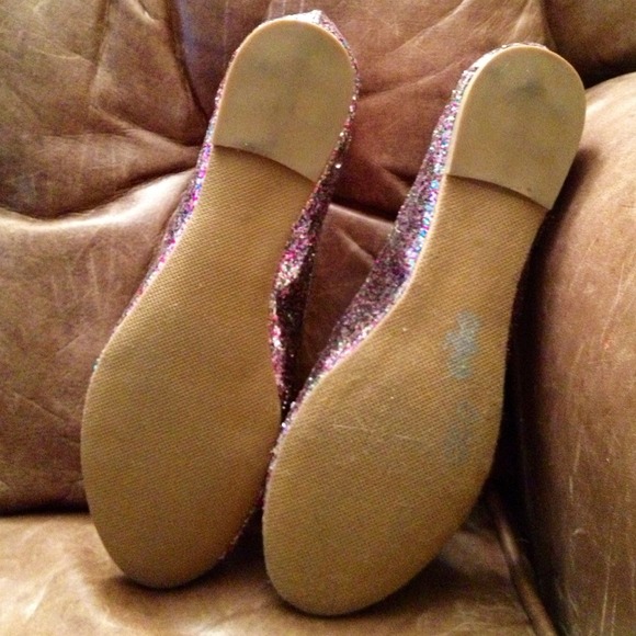 Nwot😄sz 7 madden girl multi glitter ballet flats - Picture 4 of 4