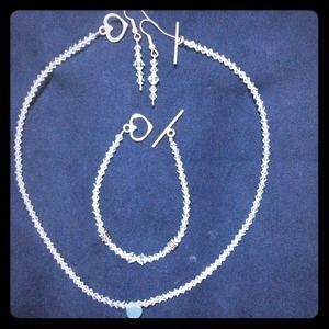 Necklace,bracelet & earrings,hand made by Iherrera