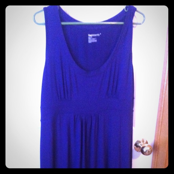**SOLD**Gorgeous royal purple GAP maternity dress