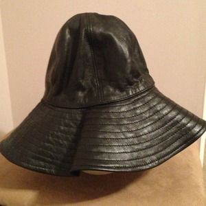 Leather hat