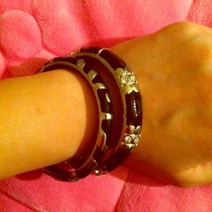 Black EXPRESS bangles