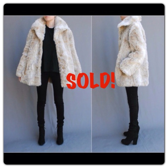 Vintage Faux Fur Coat
