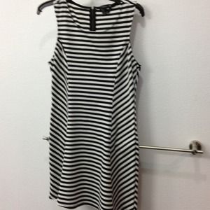 F21 striped skater dress