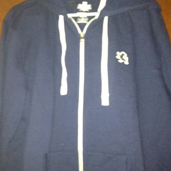 Express men's blue hoodie