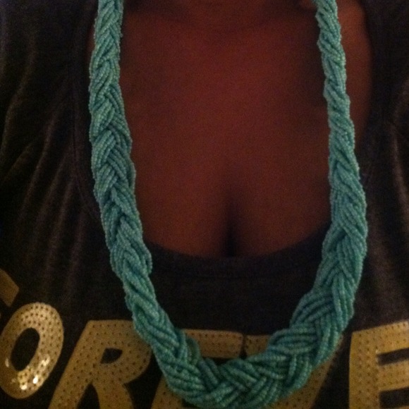 Turquoise Rope necklace. - Picture 2 of 2