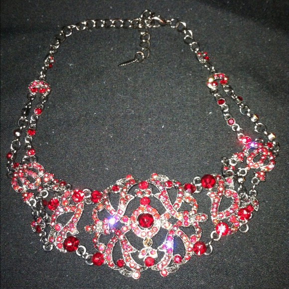 Necklace and earrings