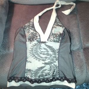 Sexy peek a boo halter Size M
