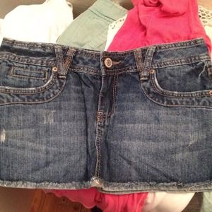 Blue jean skirt!