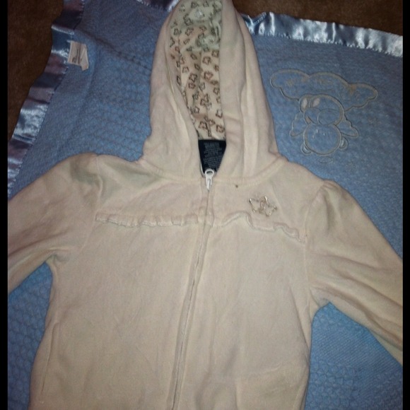 White hoodie jacket 4T