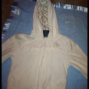 White hoodie jacket 4T