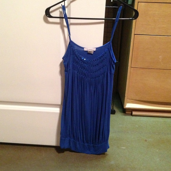 Blue tank top