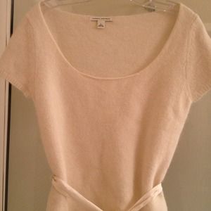 Lambs wool/nylon/rabbit hair mix sweater.