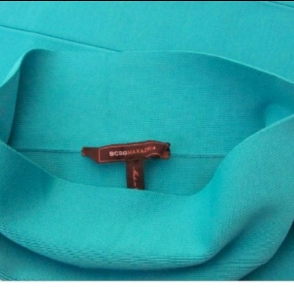 BCBGMAXAZRIA SAPPHIRE BANDAGE BODYCON SKIRT - Picture 3 of 4