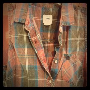 Obey sleeveless button down