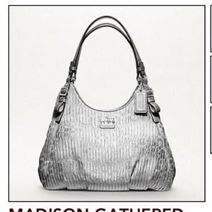 New authentic Madison gathered purse