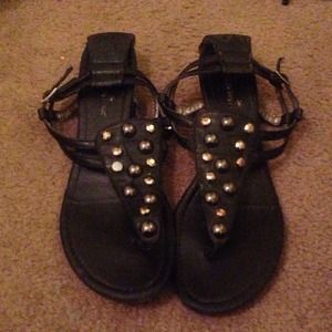 Montego Bay Club Black w/ Studs Sandals