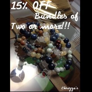 Handmade Gemstone Bracelet Bundle