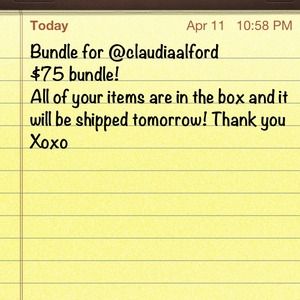 Bundle for @claudiaalford