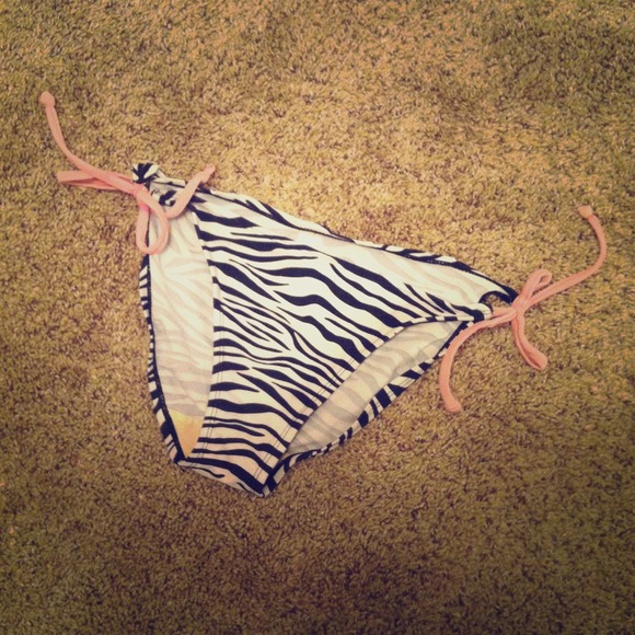 zebra bathing suit bottoms!