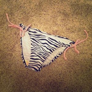 zebra bathing suit bottoms!
