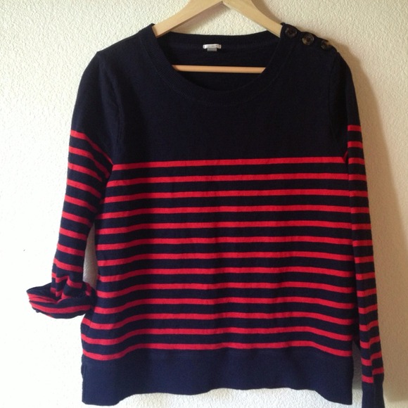 J. Crew Unisex Striped Sweater