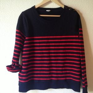 J. Crew Unisex Striped Sweater