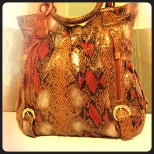 **SOLD** Bakers Brown Tote w/ Gold Accents