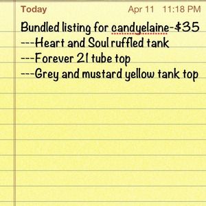 Bundled listing for candyelaine