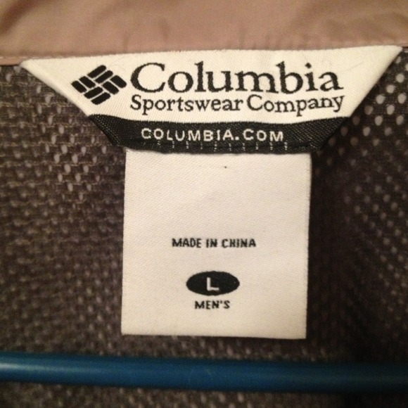 Men's Columbia light brown rain jacket! - Picture 2 of 4