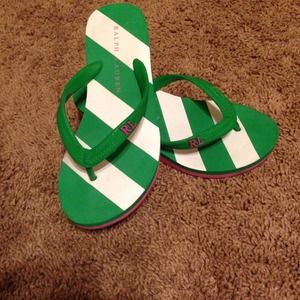Ralph Lauren girls flip-flops