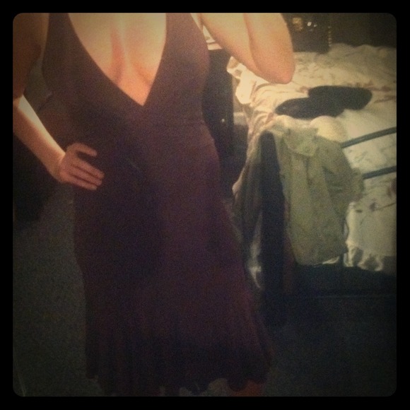 Deep purple bebe dress, worn once