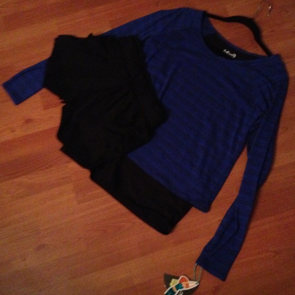 NWT Great Blue and Black Pajamas. Size Medium.