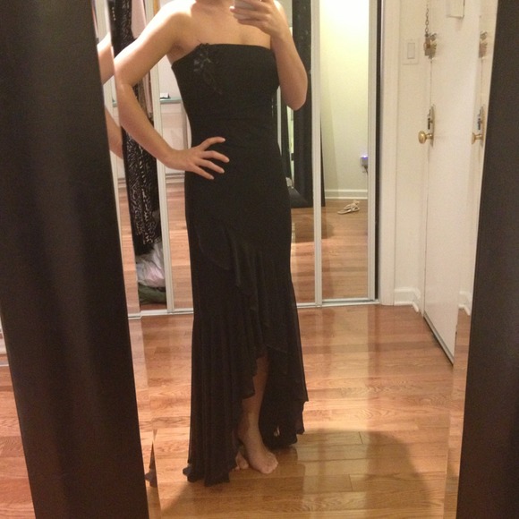 Long black formal dress