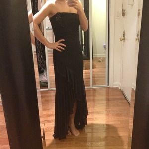 Long black formal dress