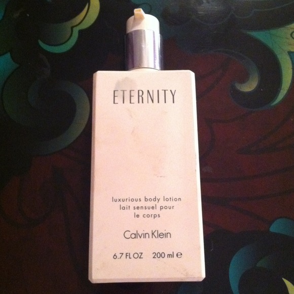 50% Full -Calvin Klein "ETERNITY" Lotion