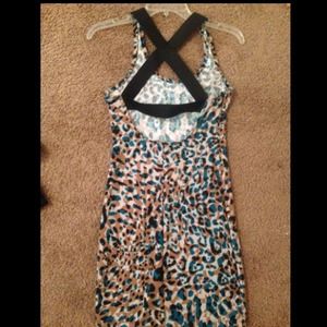 Brown and real leopard dress ♥️!!!!!!SOLD!!!!!!!♥️