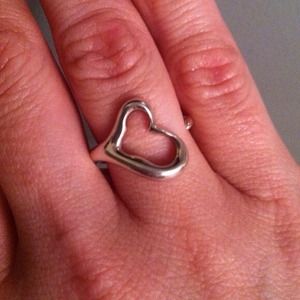Tiffany Elsa Peretti Open Heart Ring