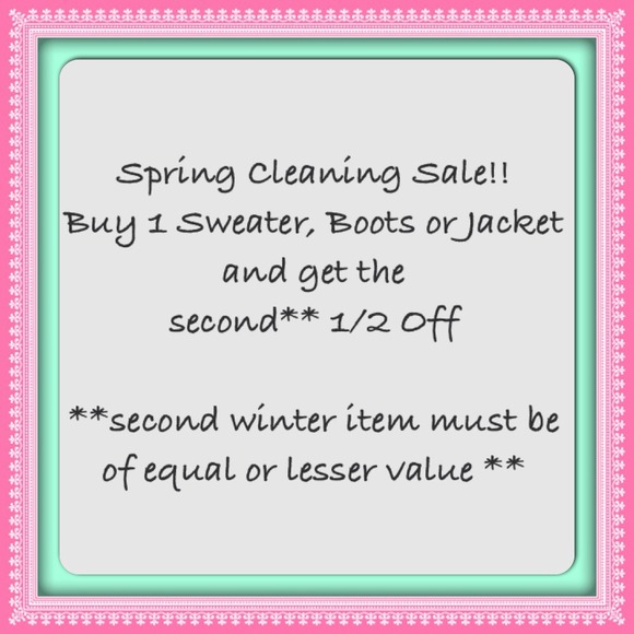 Spring Cleaning Sale